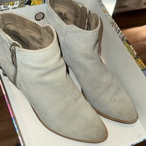 Sam Edelman "Circus" Chelsea Blue Suede Booties